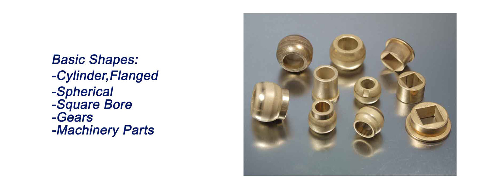 sintered PM parts by shapes
